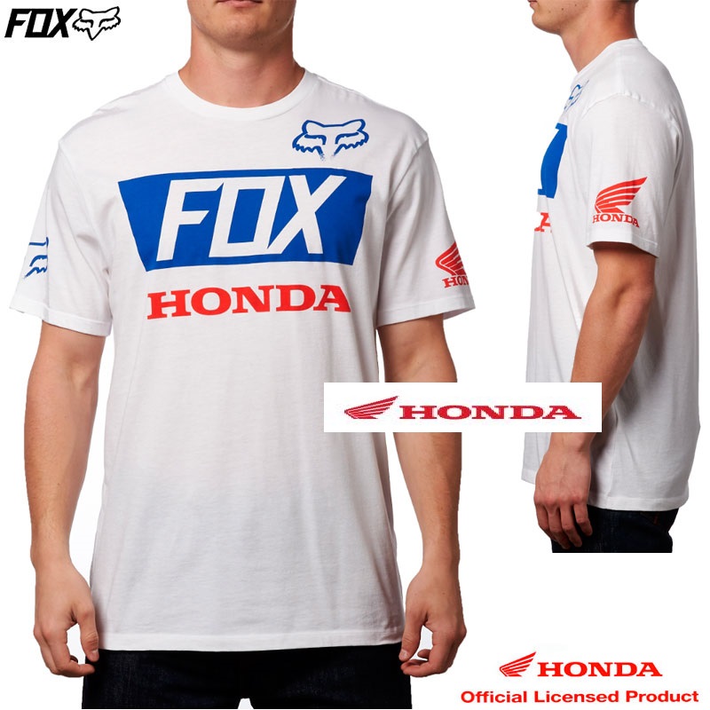 HONDA FOX tričko Basic Tee/Biela
